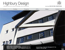 Tablet Screenshot of highburydesign.com